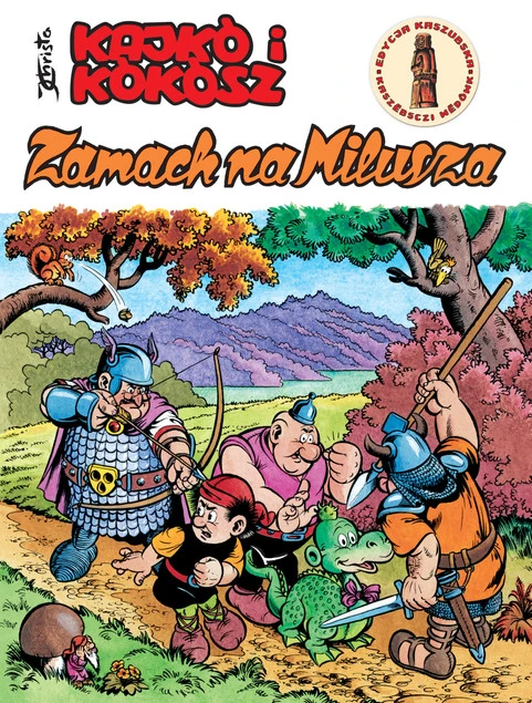 Kajko i Kokosz Zamach na Milusza Janusz Christa – okładka komiksu