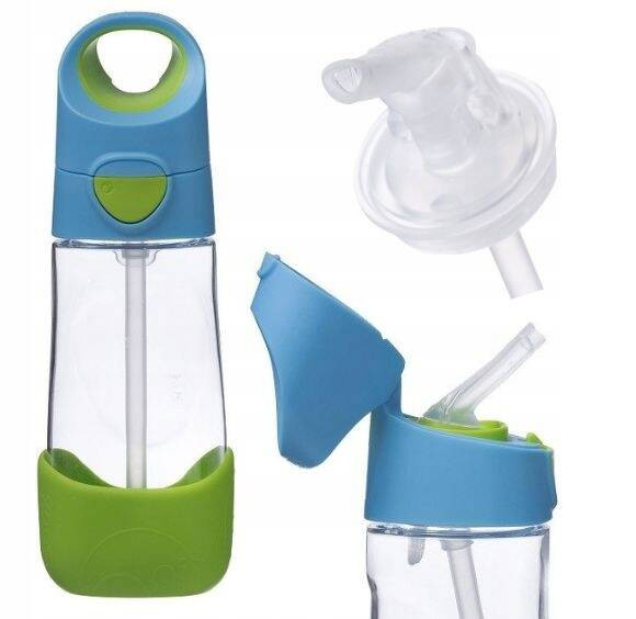 b.box Butelka tritanowa ze słomką Ocean Breeze 450 ml