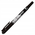 Marker dwustronny Tetis KM501 0,8/3 mm czarny