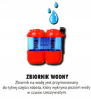 INTELIGENTNY ROBOT ZASILANY WODĄ CHODZĄCY STRZELA