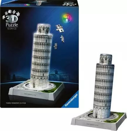 Puzzle 3D Iconics Krzywa Wieża w Pizie Ravensburger