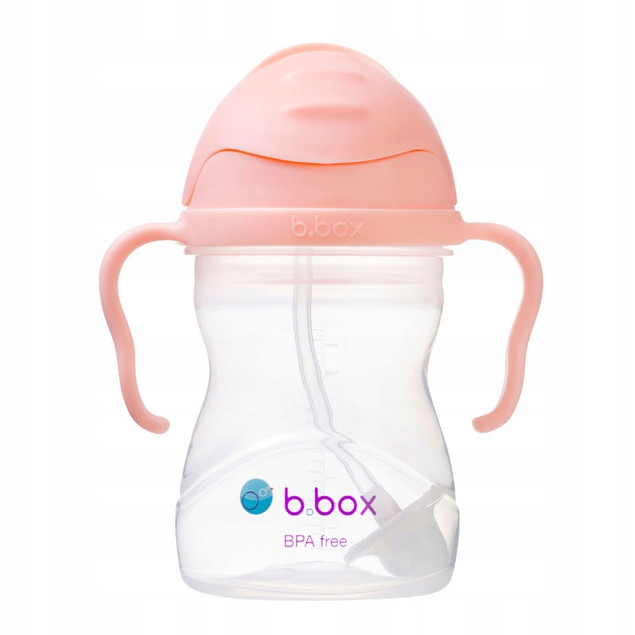 Kubek niekapek B.Box z obciążoną słomką 240 ml, 6m+