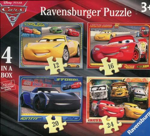 Puzzle Ravensburger 24 elementów Puzzle 4w1 Auta 3
