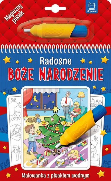 Malowanka Z Pisakiem Wodnym Radosne BOŻE NARODZENIE Wydanie II 4+ Aksjomat