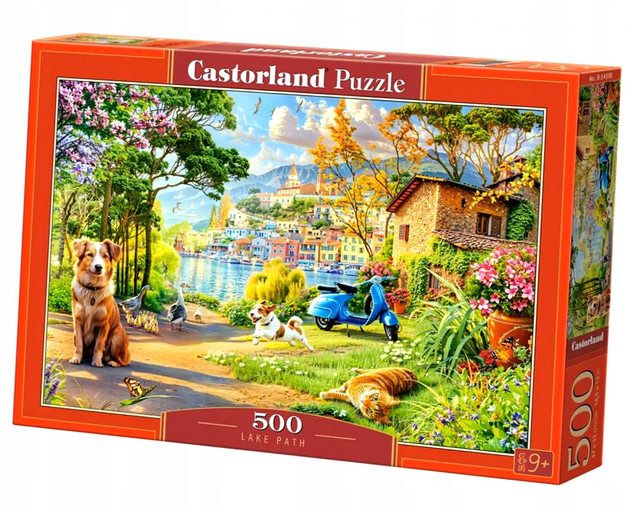 Puzzle Castorland 500 Lake Path - Malownicza Ścieżka nad Jeziorem