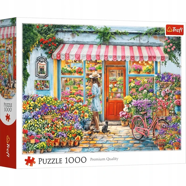 Puzzle 1000 elementów Kwiaciarnia – Sklep z Kwiatami