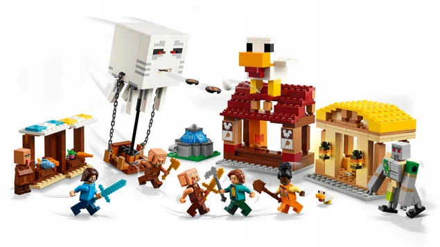 LEGO Minecraft Atak balonowego Ghasta na wioskę 21273_3