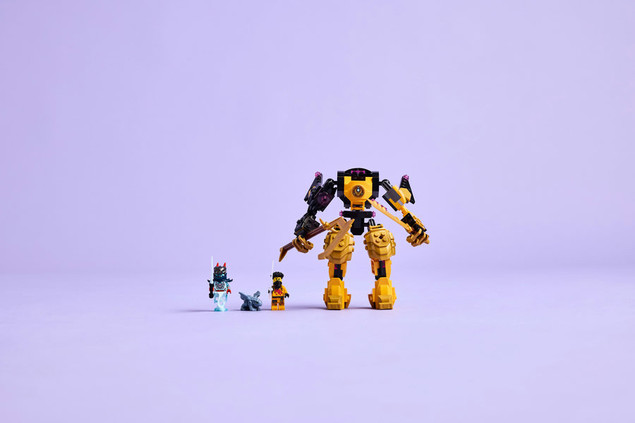 LEGO NINJAGO 71839 Arin i Robot Bojowy Spinjitzu – Modułowy Mech Ninja
