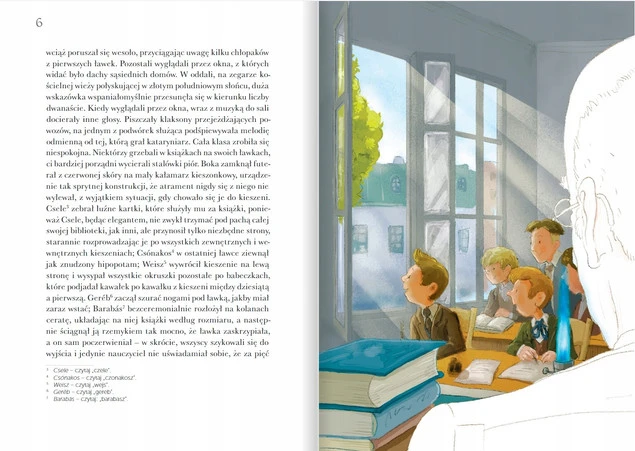 Chłopcy z Placu Broni Kolorowa Klasyka Nemeczek ilustracja