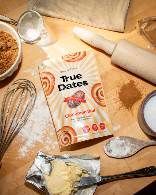 True Dates Daktyle o Smaku Cynamonowej Bułeczki 100g | Bez Cukru