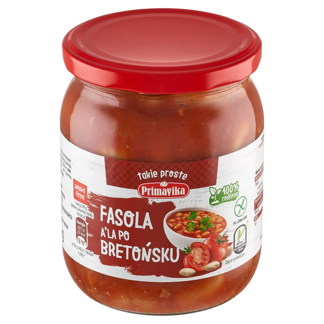 Primavika Fasola a'la po Bretońsku 480g Wegańska Bez Laktozy