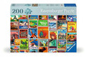 Puzzle XL 200 elementów. Znaczki pocztowe Ravensburger