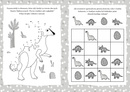 Zadanka i Piaskowanki DINOZAURY z Piaskiem i Rysikiem 5+ Skrzat