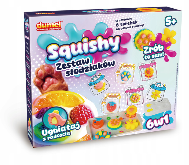 Dumel Squishy Zestaw do Tworzenia Słodziaków dla Dzieci 5+