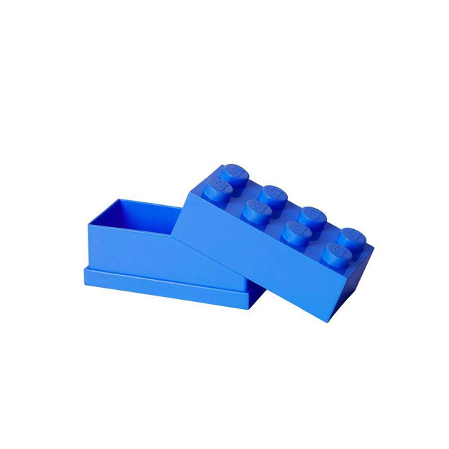 Pojemnik LEGO Mini Klocek 2x4 Niebieski – Organizer na Przekąski BPA Free