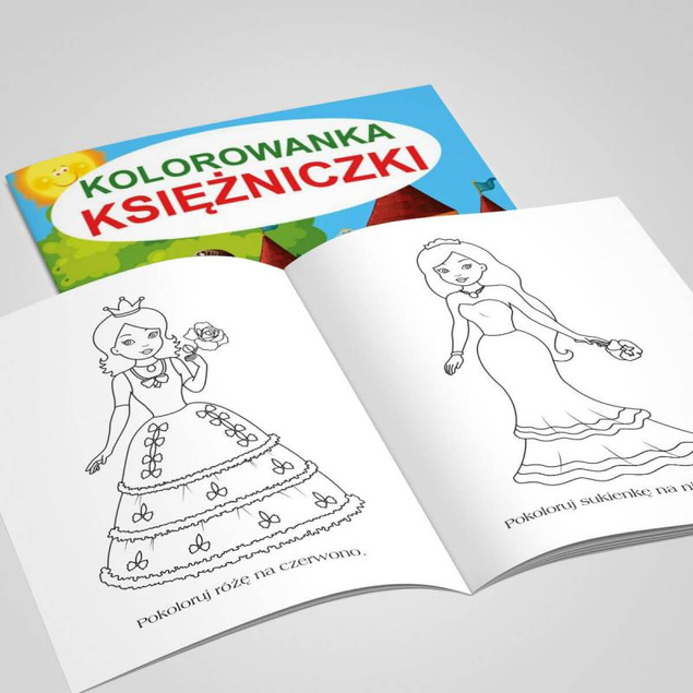 Kolorowanka KSIĘŻNICZKI Martel