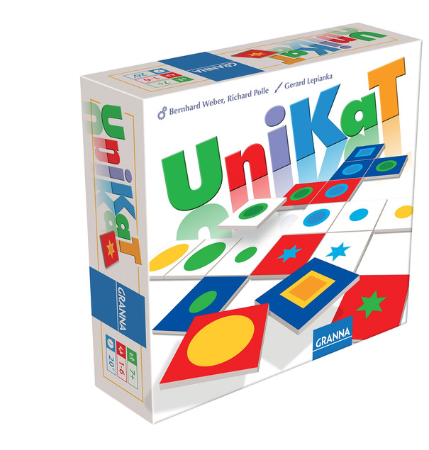 Unikat Edukacyjna Gra Planszowa Logiczna Spostrzegawczość 7+ Granna 04090