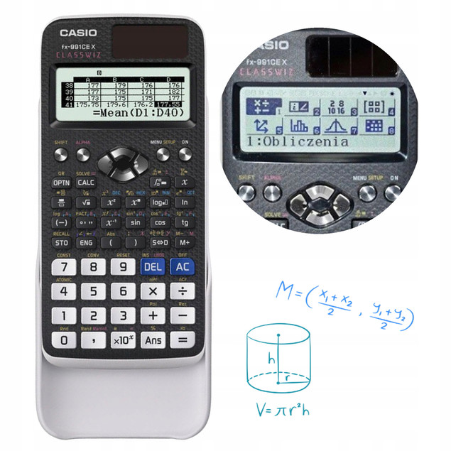 Kalkulator Naukowy Casio FX-991CEX 668 Funkcji Matura Studia