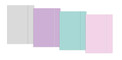 Teczka z Gumką A5 Interdruk Pastel Lux Laminowana Zestaw 10szt.