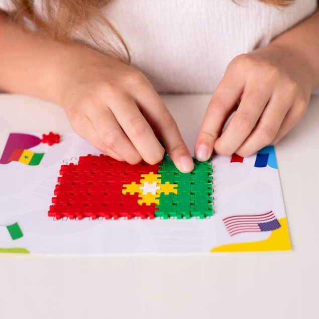 Klocki Meli Minis Flags 700 szt. | Edukacyjne Klocki Flagi Świata