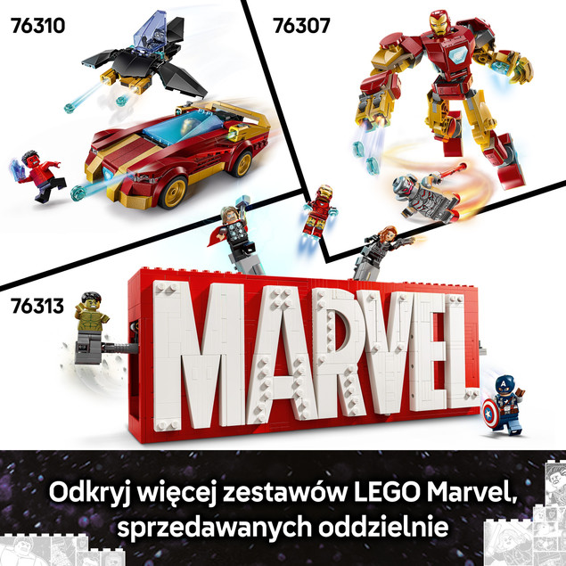 LEGO Super Heroes 76314 Kapitan Ameryka: Wojna bohaterów - Bitwa na Lotnisku