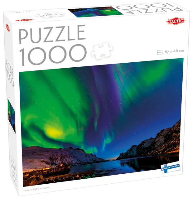 Puzzle Tactic Zorza Polarna 1000 elementów – Fińska Jakość