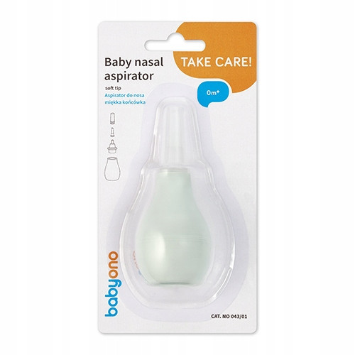 Babyono Gruszka do Nosa / Aspirator 043/01 Miękka Końcówka Miętowa