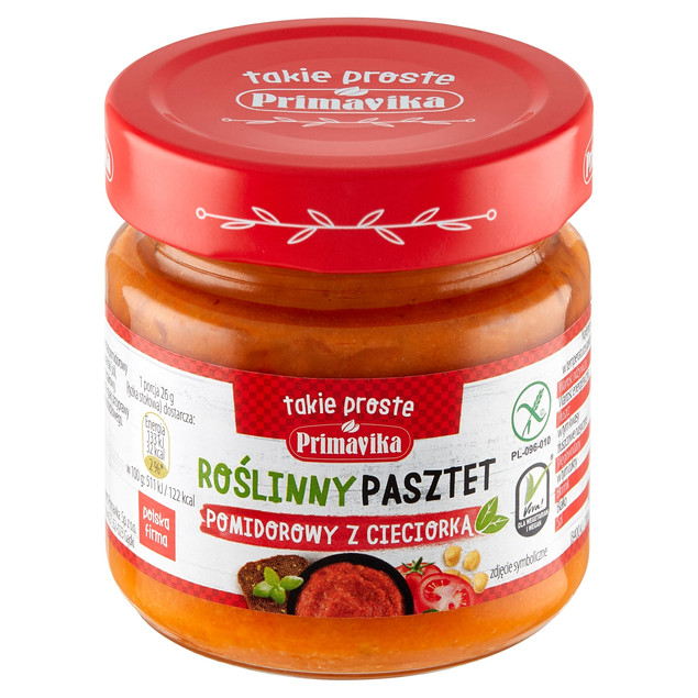 Pasztet pomidorowy z cieciorką 160 g Primavika