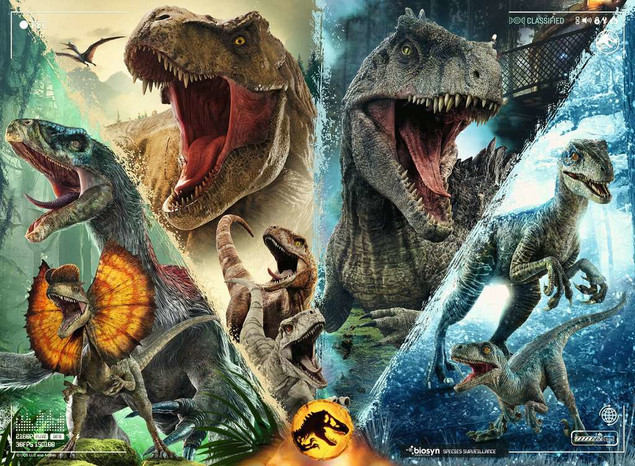 Puzzle 100 Jurassic World Dominion XXL /Ravensburger