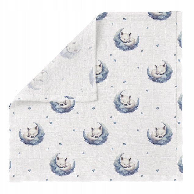 Pieluszka BAMBUSOWA Pielucha 40x40 ZWIERZĄKTA Ulewajka Bocioland x4