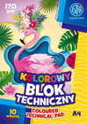 Blok techniczny kolorowy A4 dla dzieci