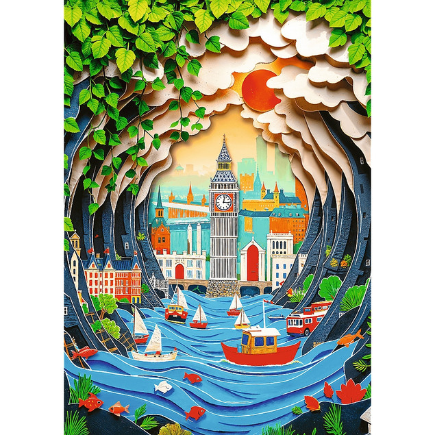 Puzzle Trefl 1000 elementów Puzzle 1000 Londyn