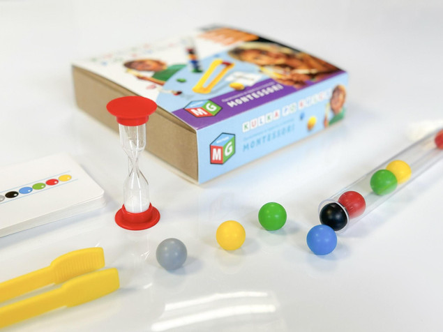 Gra zręcznościowa Multigra Kulka po kulce Montessori