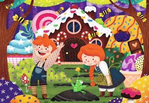 Puzzle dla dzieci 2D: Świat baśni 2x12el