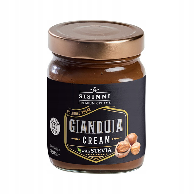 Krem Sisinni Gianduia czekoladowy bez cukru 380 g