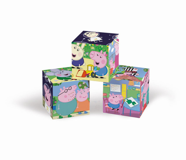 Klocki Świnka Peppa 6el