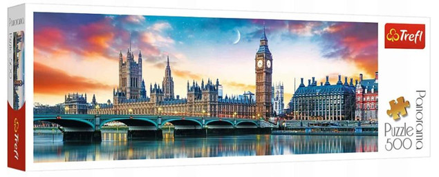 Puzzle 500 Big Ben, Pałac w Londynie Trefl 29507