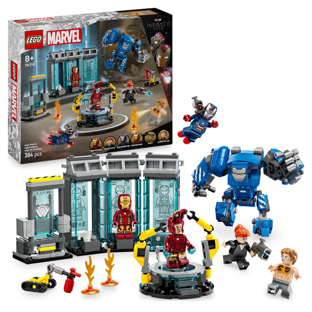 LEGO Marvel 76315 Laboratorium Iron Mana: Zbrojownia