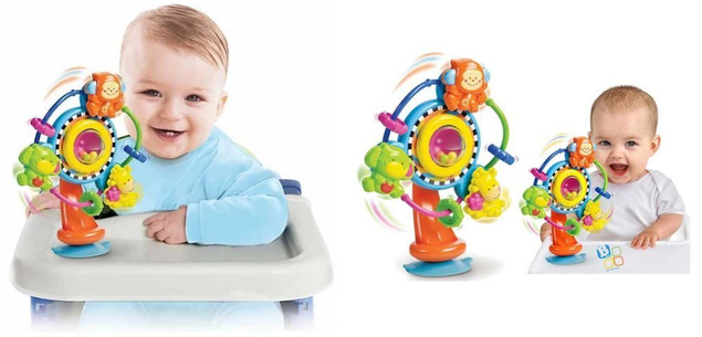Grzechotka Aktywny Młyn z przyssawką B-kids