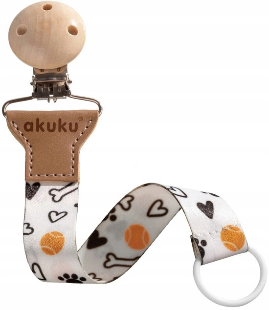 Łańcuszka do smoczka Akuku Kość