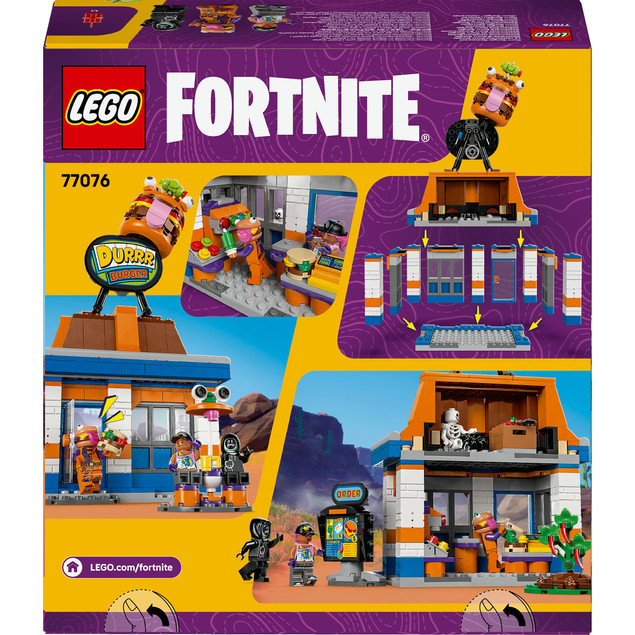 LEGO Fortnite 77076 Restauracja Durrr Burger – Kultowa Figurka Kolekcjonerska