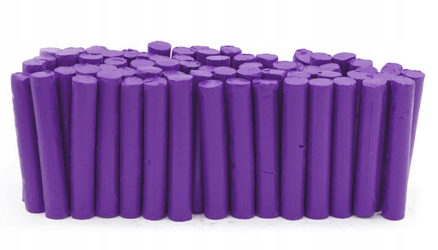 Plastelina Szkolna 1kg FIOLETOWA w Laseczkach Luzem MONA