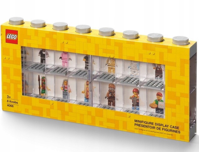 Gablotka LEGO Classic 40660006 na 16 Minifigurek Szara