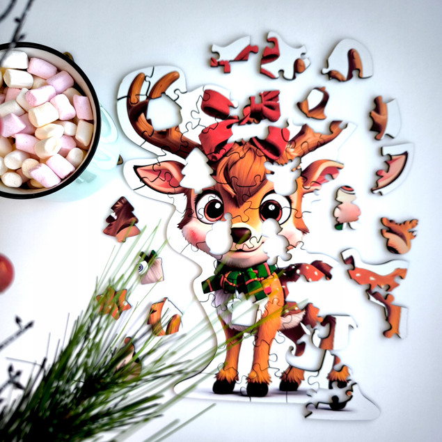 Puzzle Alexander 50 elementów Caramel Reindeer