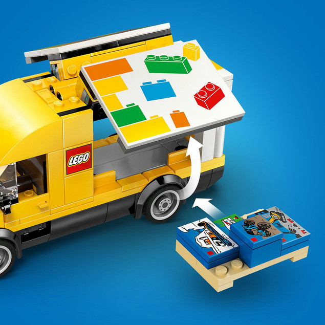 LEGO City 60500 Dostawczak LEGO – Furgonetka Kurierska z Minifigurkami
