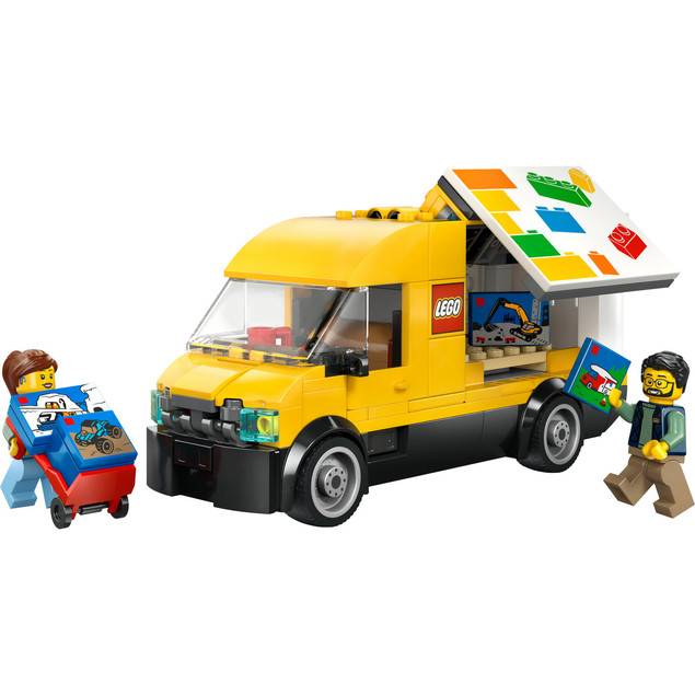LEGO City 60500 Dostawczak LEGO – Furgonetka Kurierska z Minifigurkami
