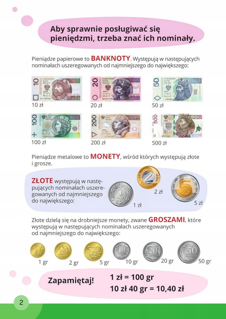 Mądry Uczeń MATEMATYKA Klasa 1-3 ZESTAW Książeczek Do Nauki Liczenia 6+ SBM