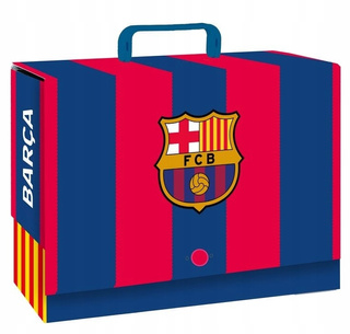 Teczka z Rączką A4 9cm FC BARCELONA BARCA Astra