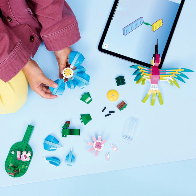 KLOCKI LEGO CREATOR 31384 Dzikie Zwierzęta: Kolorowy Koliber 3w1 Zestaw +8 lat