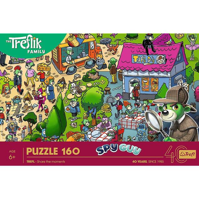 Puzzle 160 Trefliki celebrują TREFL